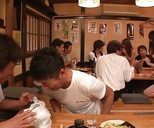 Minami kitagawa Quarteto termina em um asiático cum facial